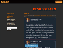 Tablet Screenshot of devilsdetails.tumblr.com
