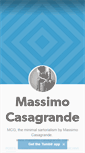 Mobile Screenshot of massimo-casagrande.tumblr.com