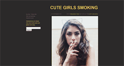 Desktop Screenshot of cutegirlssmoking.tumblr.com