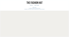Desktop Screenshot of fashion-hat.tumblr.com