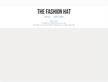Tablet Screenshot of fashion-hat.tumblr.com