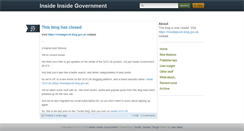 Desktop Screenshot of inside-inside-gov.tumblr.com
