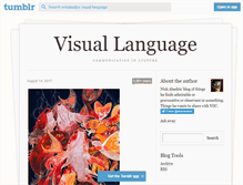 Tablet Screenshot of nickabadzis-visual-language.tumblr.com