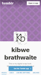 Mobile Screenshot of kibwebrathwaite.tumblr.com