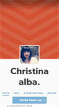 Mobile Screenshot of christinaalba.tumblr.com