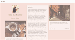 Desktop Screenshot of findthebeauty.tumblr.com
