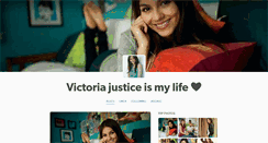 Desktop Screenshot of ilovevictoriajustice.tumblr.com