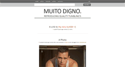 Desktop Screenshot of muitodigno.tumblr.com