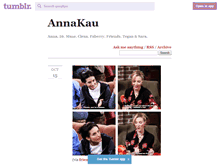 Tablet Screenshot of annakau.tumblr.com