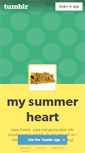 Mobile Screenshot of mysummerheart.tumblr.com
