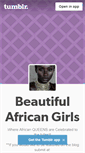 Mobile Screenshot of beautifulafricangirls.tumblr.com