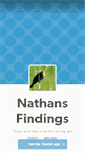 Mobile Screenshot of nathansfindings.tumblr.com