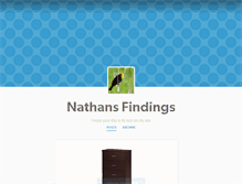 Tablet Screenshot of nathansfindings.tumblr.com