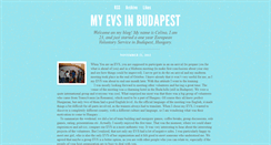 Desktop Screenshot of my-evs-in-budapest.tumblr.com