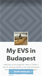 Mobile Screenshot of my-evs-in-budapest.tumblr.com