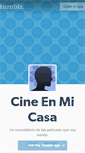 Mobile Screenshot of cineenmicasa.tumblr.com