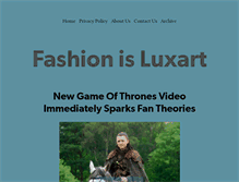 Tablet Screenshot of fashionisluxart.tumblr.com