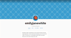 Desktop Screenshot of emilyjanewhite.tumblr.com