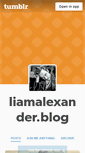 Mobile Screenshot of liamalexander.tumblr.com