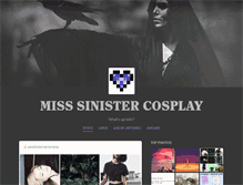 Tablet Screenshot of miss-sinister.tumblr.com