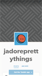 Mobile Screenshot of jadoreprettythings.tumblr.com