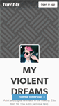 Mobile Screenshot of myviolent-dreams.tumblr.com
