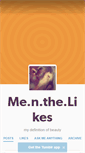 Mobile Screenshot of me-n-thelikes.tumblr.com