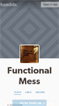 Mobile Screenshot of functionalmess.tumblr.com