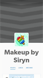 Mobile Screenshot of makeupbysiryn.tumblr.com