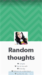 Mobile Screenshot of htidujrandomthoughts.tumblr.com