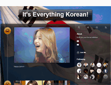 Tablet Screenshot of everythingkorean.tumblr.com