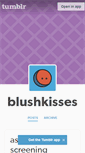 Mobile Screenshot of blushkisses.tumblr.com