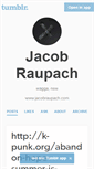 Mobile Screenshot of jacobpraupach.tumblr.com