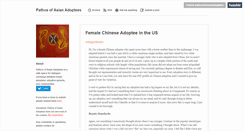 Desktop Screenshot of pathosofasianadoptees.tumblr.com