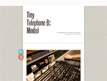 Tablet Screenshot of minitel.tumblr.com