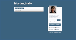 Desktop Screenshot of mustanghalle.tumblr.com