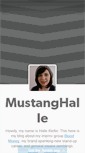 Mobile Screenshot of mustanghalle.tumblr.com