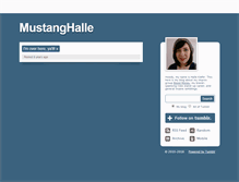 Tablet Screenshot of mustanghalle.tumblr.com