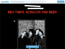 Tablet Screenshot of beatsbongosbeer.tumblr.com