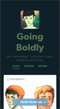 Mobile Screenshot of goingboldly.tumblr.com