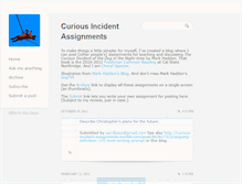 Tablet Screenshot of curious-incident-assignments.tumblr.com