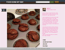 Tablet Screenshot of fooddonemyway.tumblr.com