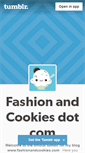 Mobile Screenshot of fashionandcookiesdotcom.tumblr.com