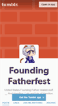 Mobile Screenshot of foundingfatherfest.tumblr.com