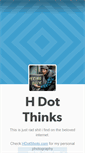 Mobile Screenshot of hdotthinks.tumblr.com