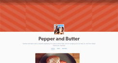 Desktop Screenshot of pepperandbutter.tumblr.com