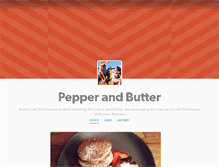 Tablet Screenshot of pepperandbutter.tumblr.com