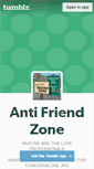 Mobile Screenshot of antifriendzone.tumblr.com