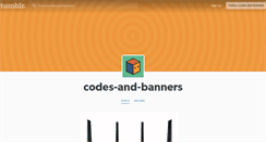 Desktop Screenshot of codes-and-banners.tumblr.com