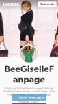 Mobile Screenshot of beegiselle09.tumblr.com